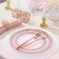 thumbnail image 5 of BalsaCircle 6 Pieces 13" Round Glitter Faux Leather PLacemats Party Decor, 5 of 8