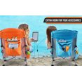 thumbnail image 5 of Nice C Beach Camping Folding Chair w/Cooler High Back, Chair with Cup Holder & Carry Bag Compact & Heavy Duty Outdoor, Camping, BBQ, Beach, Travel, Picnic, Festival(One Orange), 5 of 9