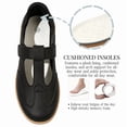thumbnail image 5 of BERANMEY Mary Jane Style Sneakers for Women with Velcro Strap Comfortable Casual Tennis Shoes Non Slip Flat Sole Slip On Fashion Retro Sneakers for Everyday Daily, 5 of 9