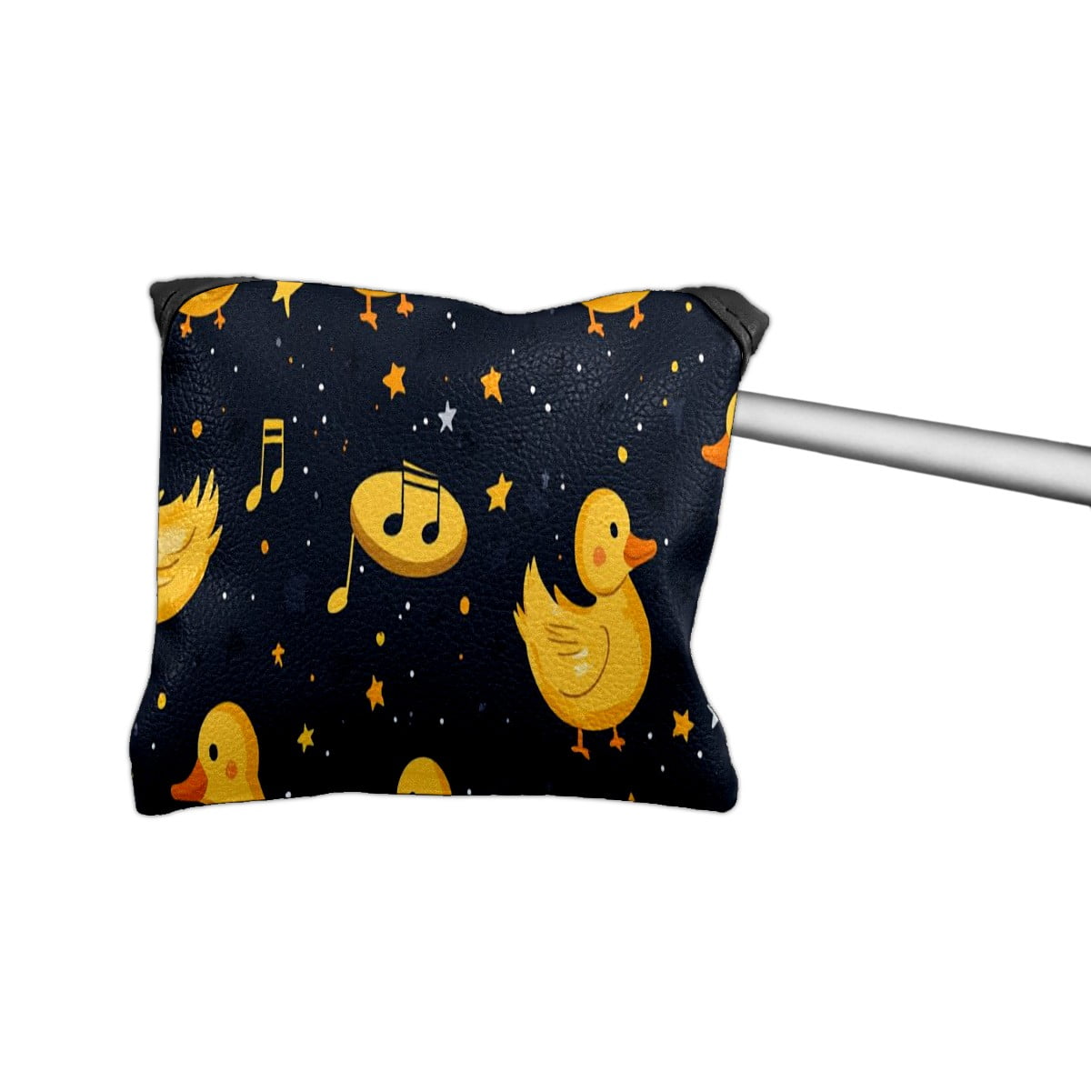 Golf Mallet Putter Cover Premium Leather Golf Putter Head Cover with Magnetic Closure, Golf Cover for Men and Women Little Yellow Duck