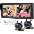 thumbnail image 1 of Cámara para Auto de Bebé Wkzay Doble 1080P HD de 6.9 pulgadas para 2 Niños, 1 of 9