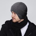 thumbnail image 1 of Gorro de punto Hombres Mujeres Invierno Sombrero de punto Cálido vellón Orejeras A prueba de viento Tomshoo Gorro de punto, 1 of 7