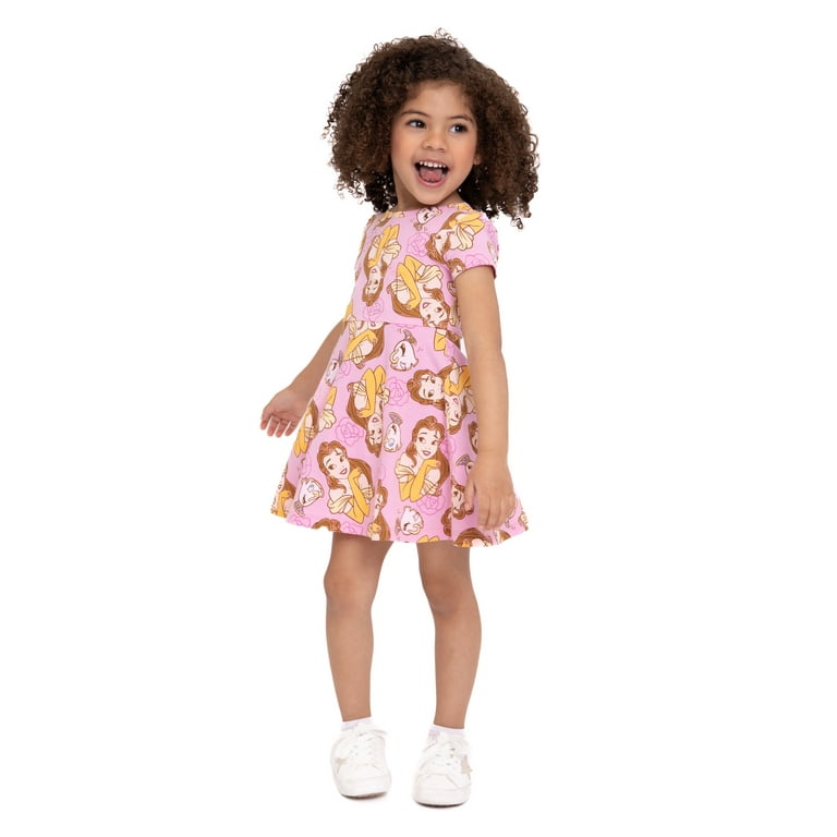 Disney Toddler Girls Princess Printed Dresses 5 Pack Sizes 12M 5T Walmart