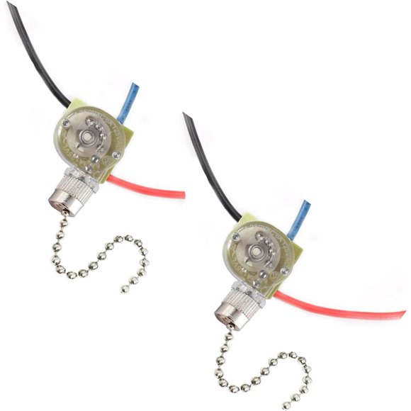 Ceiling Fan Light Switch 3 Way 3-Wire Replacement Pull Chain Switch Compatible, Ceiling Fan Switch Ceiling Fan.