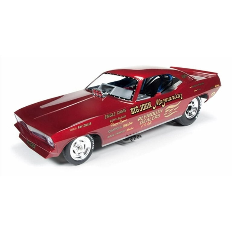 1972 Big John Mazmanian Plymouth Cuda NHRA Funny Car, Burgundy