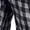 Black White Plaid, variant on ANRABESS Boxer Shorts for Women Gingham Plaid Drawstring Lounge Shorts with Pockets, Elastic Waist Summer Pajama Beach Shorts Blue White Stripe Medium