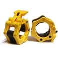 thumbnail image 4 of 2” Olympic Barbell Clamps - Solid ABS Locking Barbell Collars with Quick Release - for Professional Training Strong Lifts and Olympic Training- Set of 2, 4 of 4