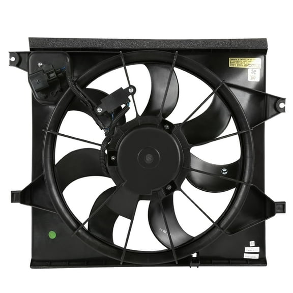 DNA Motoring Factory Style Radiator Cooling Fan Assembly for 2010-2011 Kia Soul 1.6L