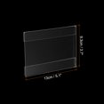 thumbnail image 2 of Uxcell 3.5x5" Wall Mount Acrylic Sign Holder, Display Frame with Tape Adhesive for Office, Clear 12Pcs, 2 of 6