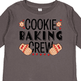 thumbnail image 4 of Inktastic Christmas Cookie Baking Crew with Oven Mitts Boys or Girls Long Sleeve Toddler T-Shirt, 4 of 5
