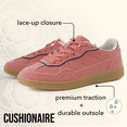 thumbnail image 5 of Cushionaire Bettina Women's Retro Sneaker With Cushioned Insole and Durable Gum Sole - Wide Widths Available, 5 of 15