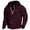 03-Wine, variant on Dezsed Mens Casual Sweatshirt Color Block Long Sleeve Stand Collar 1/4 Button Up Pullover Fall Sweaters Dark Gray S
