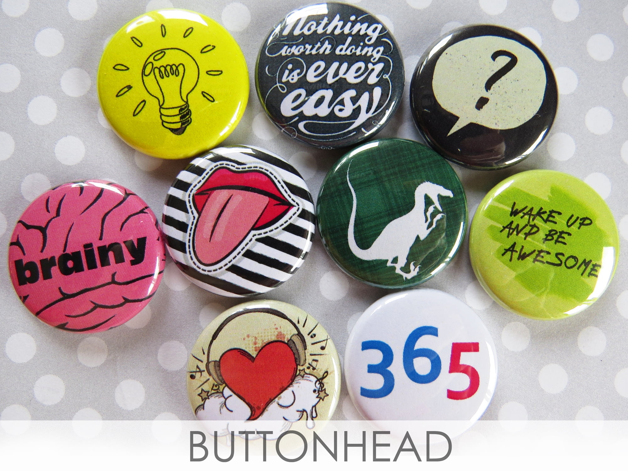Standard Pin-Back Buttons – Custom Pins Buttons Badges - Wacky Buttons
