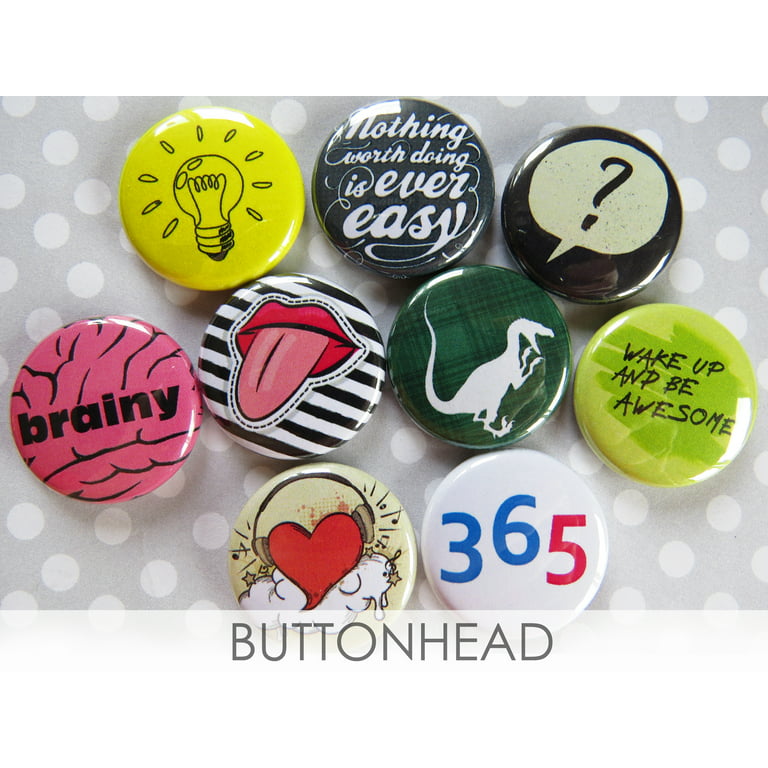  Punk Grunge Buttons Pins Rebel Set Pack of 35-1” Pinback  Collectible Collection : Handmade Products