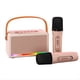 thumbnail image 1 of Máquina de Karaoke para Niños Adultos Mini Altavoz Karaoke Bluetooth Portátil con Micrófono Inalámbrico Luz LED para Banquetes,D, 1 of 8