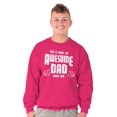 thumbnail image 3 of This is What Awesome Dads Look Like Men's Big & Tall Crewneck Sweatshirt Brisco Brands 4X, 3 of 5