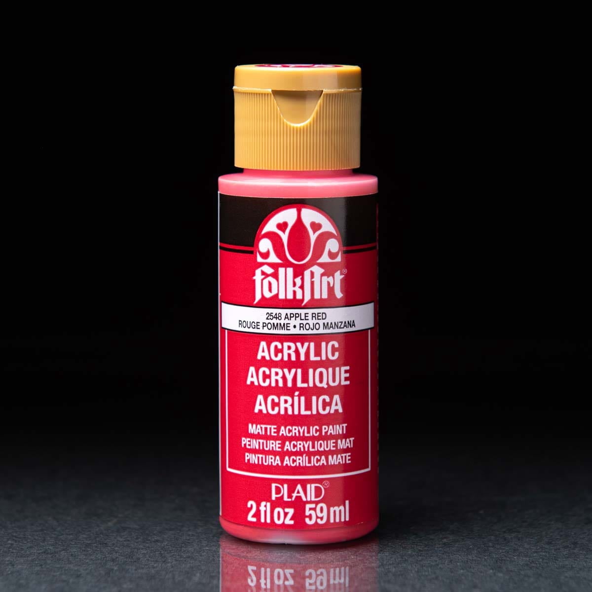 FolkArt Acrylic Craft Paint, Matte Finish, Multicolor, Set of 18, 2 fl oz