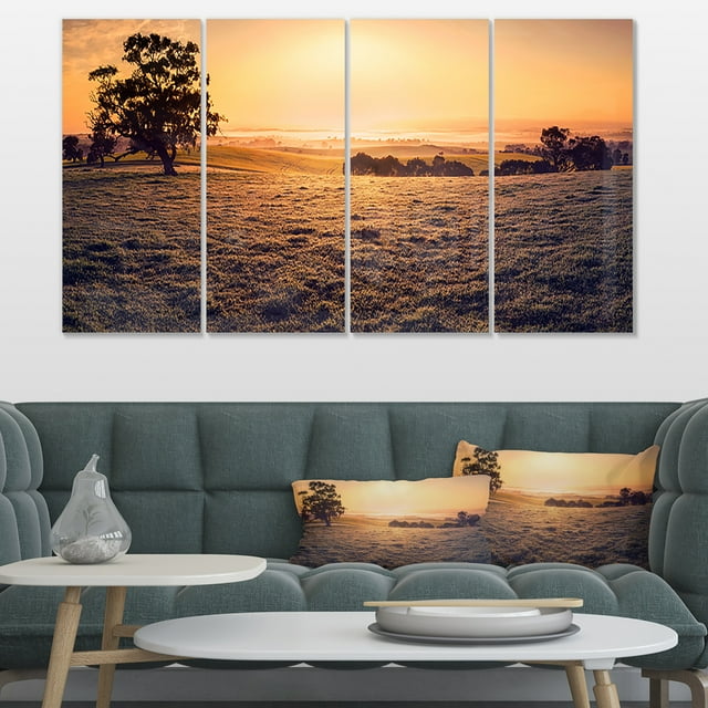 Field of Dreams Panorama - Landscape Canvas Art Print