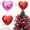 Pink, variant on Lwlmwt Valentines Day Heart Tree Topper 9-inch Shimmering Heart Ornament For Christmas Trees, Valentines Day Decorations, Party Decorations