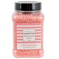 thumbnail image 3 of Pink Sprinkles Jimmies 11.28 oz, Pink Sprinkles For Cake Decorating, Cake Sprinkles, Sprinkles For Baking, Ice Cream & More, The Hampton Candy Company, 3 of 6
