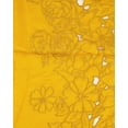 thumbnail image 2 of Zelouf Garden Eyelet Embroidery On Rayon  , Sewing, DIY, Crafts Fabric by the Yard, Saffron/gold, 3 Yard, 2 of 2