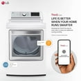 thumbnail image 2 of LG DLEX7900WE 7.3 Cu. Ft. White Front Load Smart Electric Dryer, 2 of 5