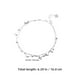 thumbnail image 5 of Pulsera de estrella de doble capa de 2 piezas, plata de ley 925, delicada joyería de cuentas apilables para adolescentes y mujeres, longitud ajustable., 5 of 7