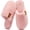 Pink, variant on Women's Fuzzy Slippers Indoor Cozy Soft Memory Foam Slip On House Shoes for Women