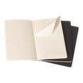 thumbnail image 2 of Moleskine Cahier Journal (Set of 3), Large, Squared, Black, Soft Cover (5 x 8.25): set of 3 Square Journals, 2 of 2