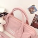 thumbnail image 4 of Bolsa Moda Mujer Mochila Casual Cremallera Estilo pijo Mochila escolar con Badge Bear Tmvgtek Para Estrenar, 4 of 9