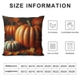 thumbnail image 5 of nygtbtfer  Throw Pillow Covers, Autumn Thanksgiving Harvest Orange Eucalyptus Decorations for Sofa Couch White, 5 of 5
