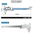 thumbnail image 5 of Stainless Electronic Digital Caliper Stainless Steel Slide Caliper Measuring Tool Electronic Micrometer Caliper With Large LCD Screen 3 Measurement Units Switchable, 5 of 7