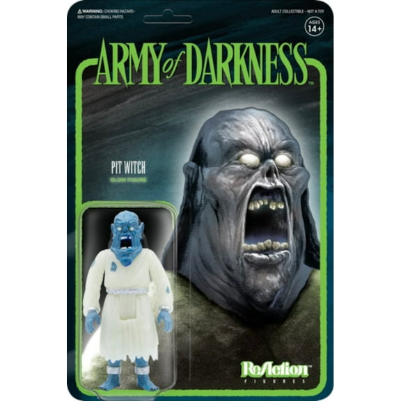 Super7 Army of Darkness Pit Witch Glow In The Dark ReAction Figure 3.75 inches