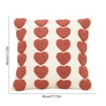 thumbnail image 2 of Lunxisen 1 Pcs Valentines Decorations Love Heart Throw Pillows,Valentines Pillows for Bedroom, Living Room(45*45cm), 2 of 9