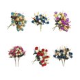 thumbnail image 1 of mmirethe 1/2/3/5 2x Fausses Roses Haute Plasticité Large Gamme d'Applications Motif Tridimensionnel Multi-Couleur Rouge Foncé 1 Pce, 1 of 6