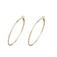 thumbnail image 2 of 1 par de pendientes de aro, colgantes de oreja redondos de estilo Simple creativo, accesorio de moda, adornos de orejas para decoración dorada Ropa, zapatos y accesorios Miscelánea Dorado 3cm Sonducket AP009026-02B, 2 of 6