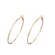 thumbnail image 1 of 1 par de pendientes de aro, colgantes de oreja redondos de estilo Simple creativo, accesorio de moda, adornos de orejas para decoración dorada Ropa, zapatos y accesorios Miscelánea Dorado 3cm Qarigey AP009026-02B, 1 of 6