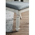 thumbnail image 4 of Furniture of America Roslyn Padded Dining Chairs - Set of 2, Antique White, 4 of 6
