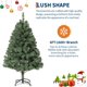 thumbnail image 5 of 7.5-foot premium spruce pre-lit artificial christmas tree equipped con clear LED lights, 5 of 7