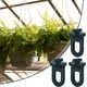 thumbnail image 4 of 150 Uds Clips giratorios para invernadero ganchos para invernadero ganchos para macetas de casa verde accesorios de gancho para calor de invernadero de aluminio, 4 of 5