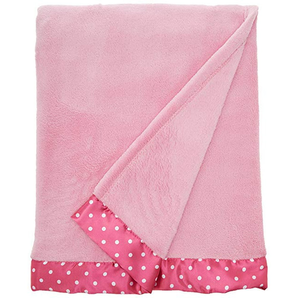 Everything Kids Pink Plush Toddler Blanket, 40 x 50" - Walmart.com