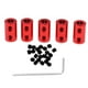 thumbnail image 2 of Acoplador de Acoplamiento de Eje de Motor Baoblaze 5x5 Piezas con Llave y Tornillo Color Rojo, 2 of 8