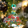 thumbnail image 1 of 10 Árbol de Navidad DIY etiqueta colgante decoración regalos plantilla personalizada decoración del hogar los tamaños también varían, 1 of 4