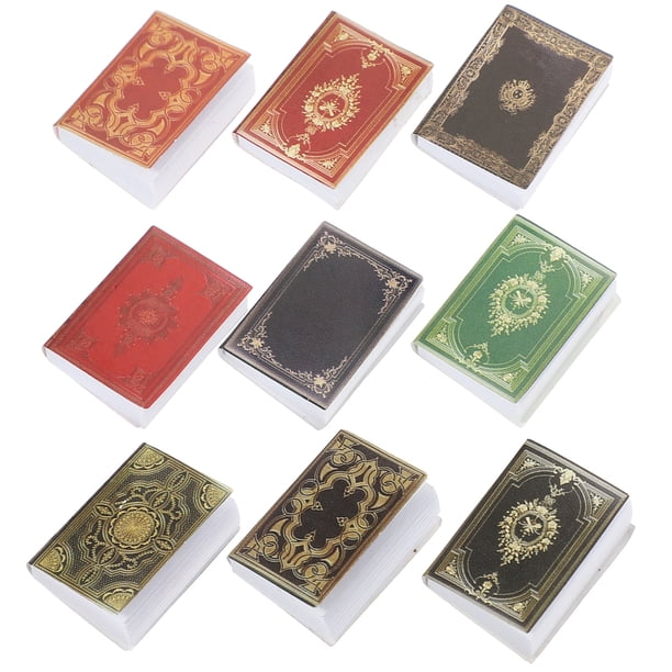 27pcs Dollhouse Mini Books Tiny House Book Juguetes Simulados Miniatura Libros para niños
