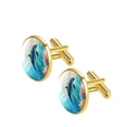 thumbnail image 2 of Dolphin Elegant Men's Cufflinks Set, for Formal Attire, Crafted with Durable Stainless Steel, Ideal for Business Meetings and Special Occasions, 2 of 6