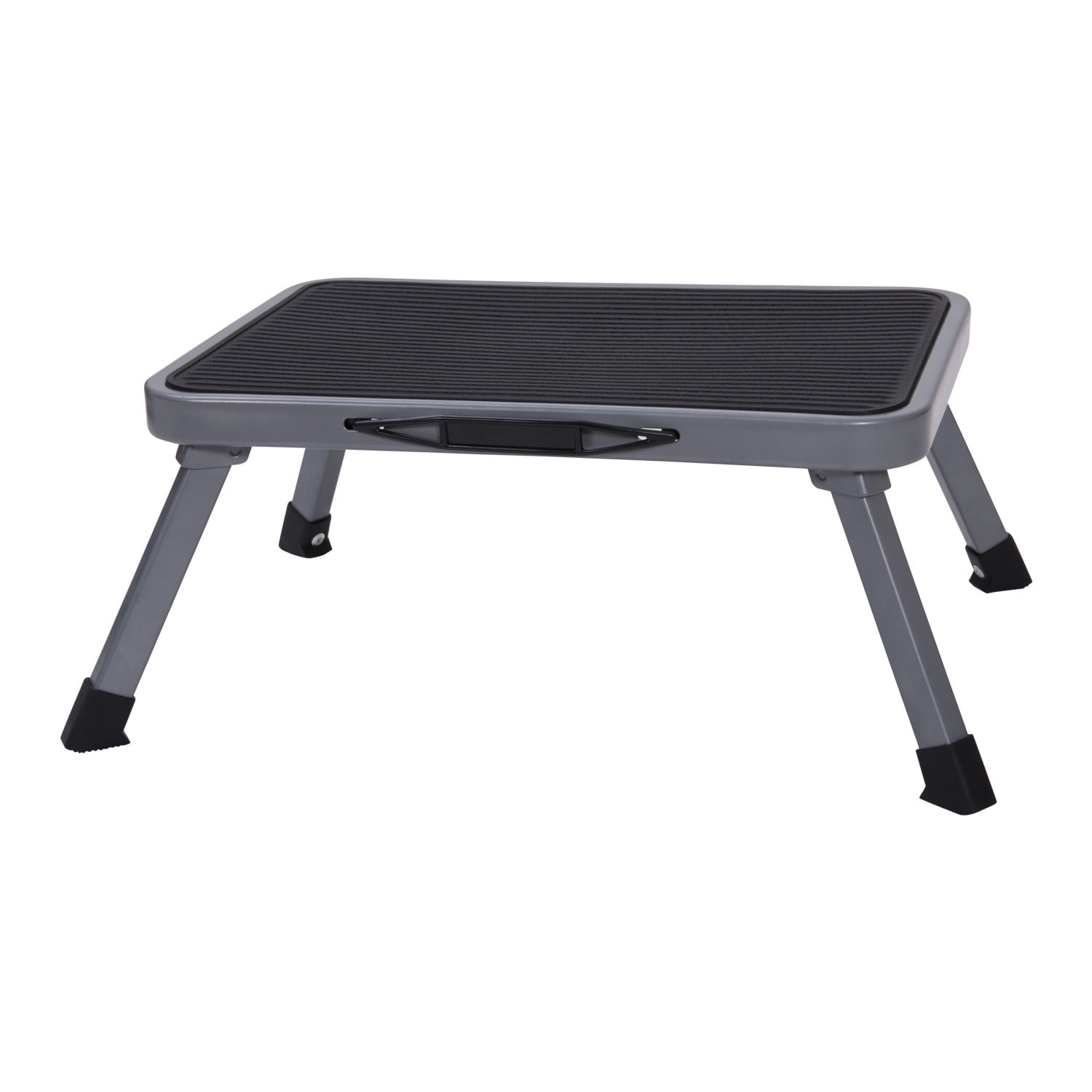 Ollieroo Portable Step Stool Lightweight Folding Steel Step Ladder with Non Skid Rubber Platform One Step 330- Pound Capacity