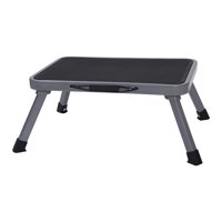 Ollieroo Portable Step Stool Lightweight Folding Steel Step Ladder with Non Skid Rubber Platform One Step 330-Pound Capacity