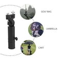 thumbnail image 3 of OULII 1Pcs Black Plastic Universal Umbrella Stand for Golf Cart Accessory, 3 of 7