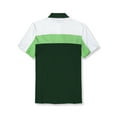 thumbnail image 2 of Ma Croix Mens Casual Striped Color Block Polo Short Sleeved Tee Shirt, 2 of 3