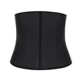 thumbnail image 3 of Jumpingount Entrenador de cintura deshuesado de acero, faja recortadora, corsé para mujer, ropa moldeadora de látex, accesorios de gimnasio, Ropa interior Negro/S, 3 of 6